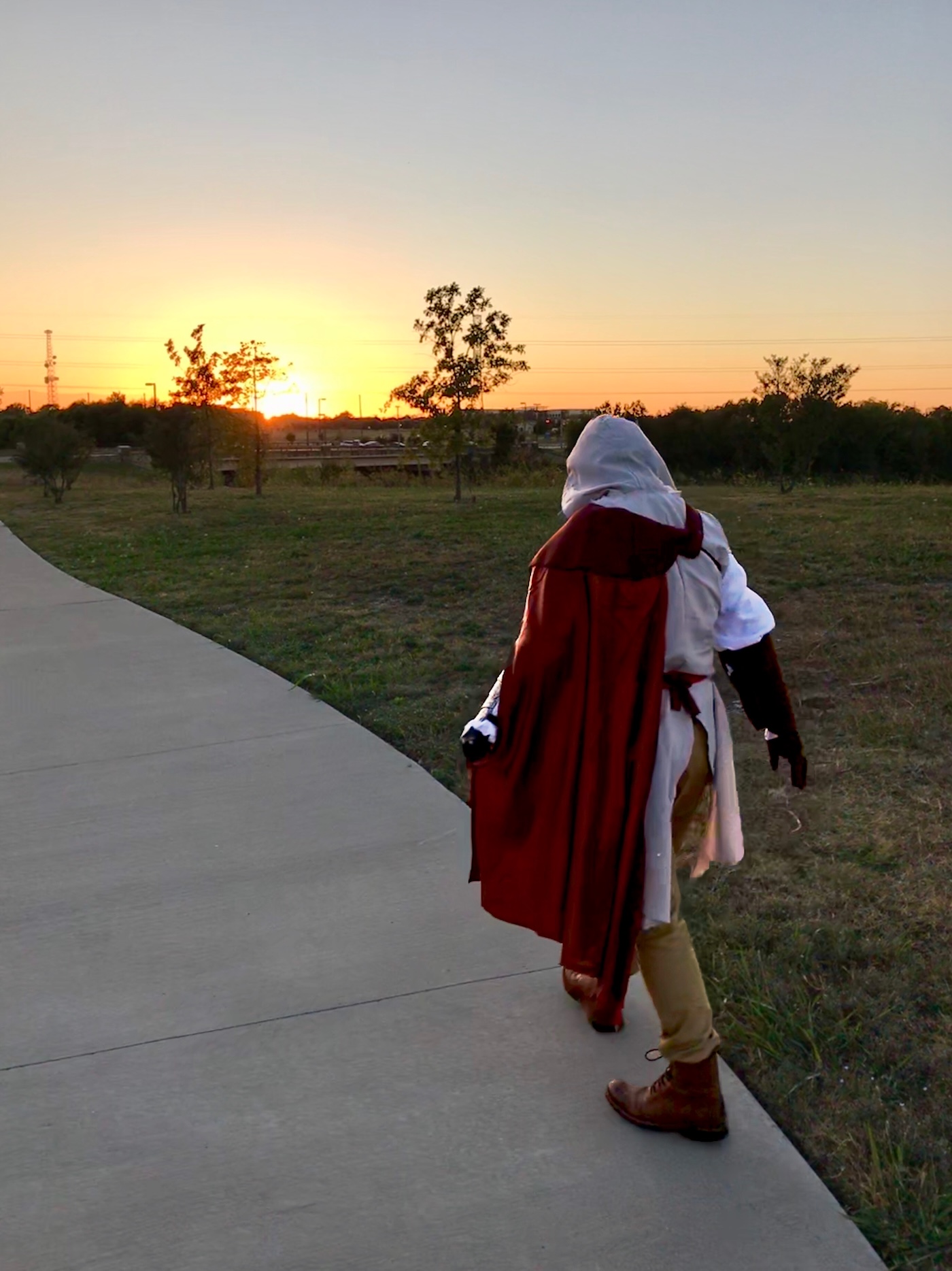 Photo of me cosplaying as Ezio